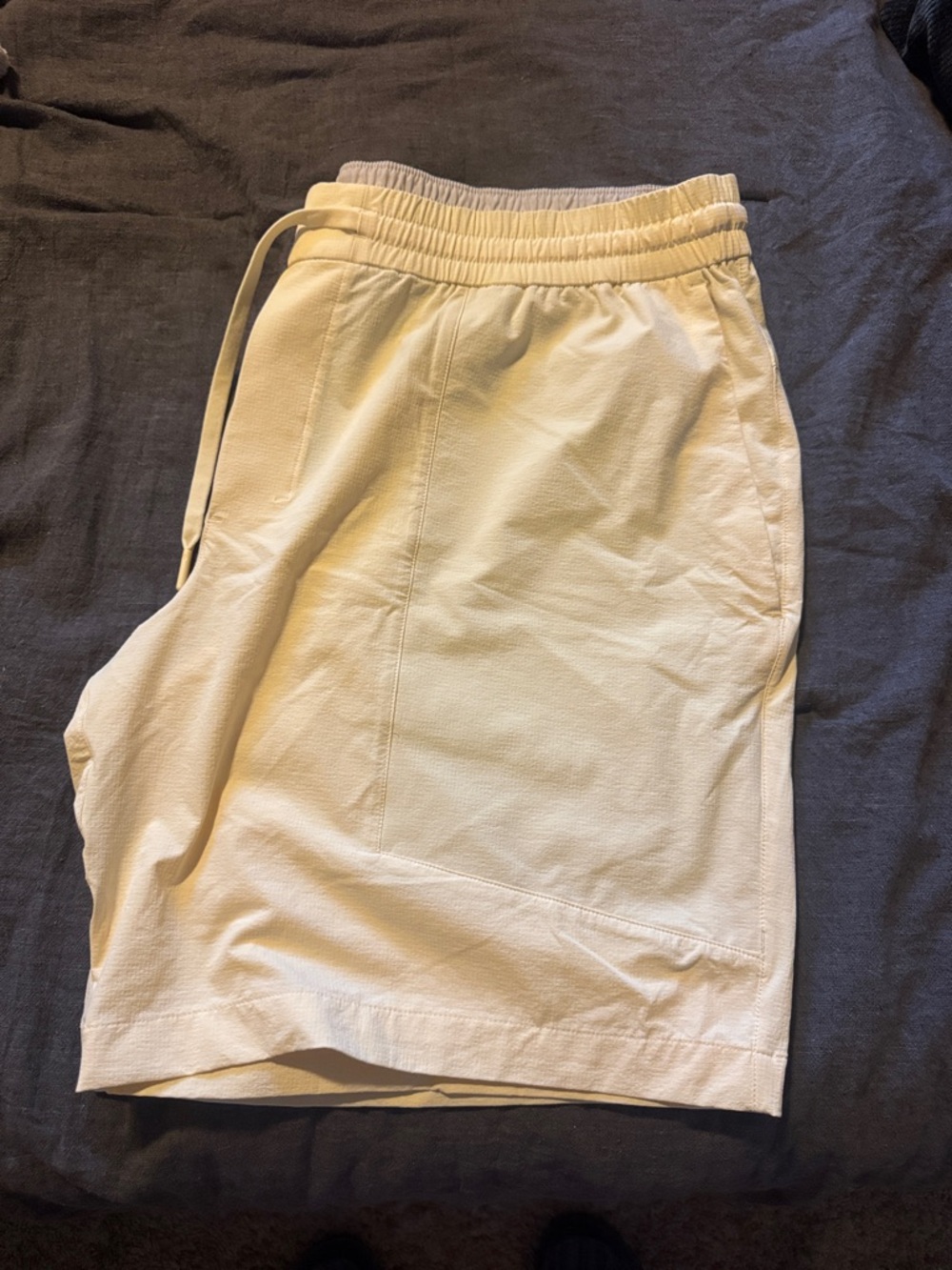 lululemon athletica Men's Athletic Drawstring Shorts - Cream